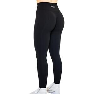 Workout Legging for Women Seamless Scrunch Yoga Pants 7/8 Tummy Control Running